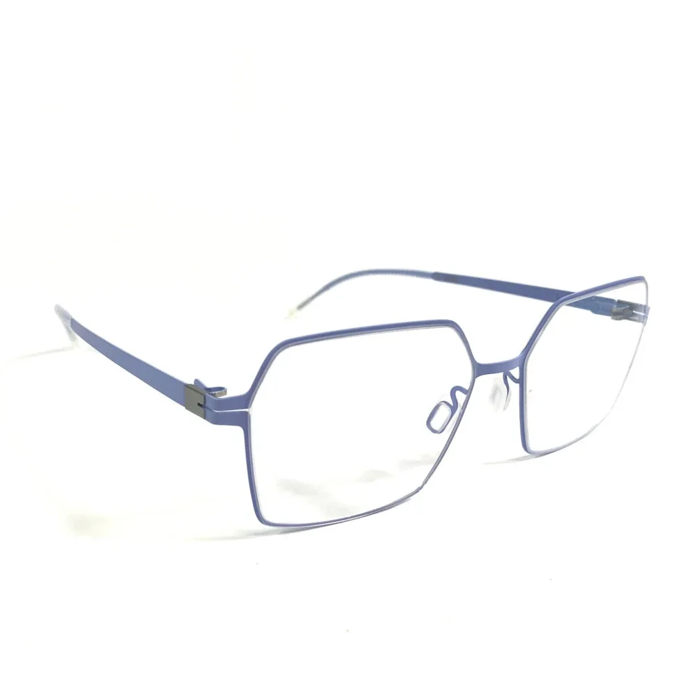 lool Eyewear Eyeglasses Frames HEXIA PU Matte Lavender Purple Hexagon 53-16-137